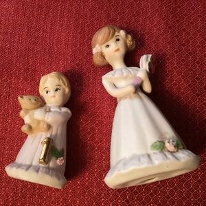 Growing Up Birthday Girl figures # 1and 5